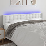 vidaXL Hoofdbord LED 83x16x78/88 cm kunstleer zwart