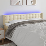 vidaXL Hoofdbord LED 83x16x78/88 cm kunstleer zwart