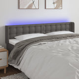 vidaXL Hoofdbord LED 83x16x78/88 cm kunstleer zwart