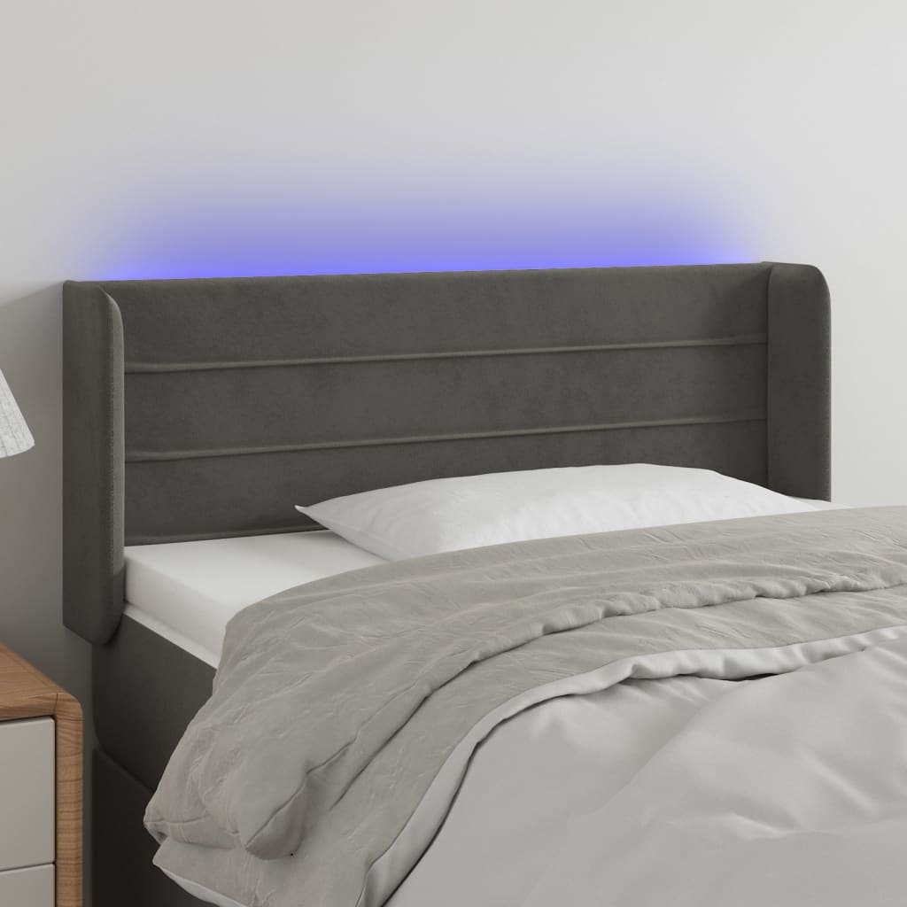 vidaXL Panneau de porte LED 83x16x78/88 cm poignées d'éclairage