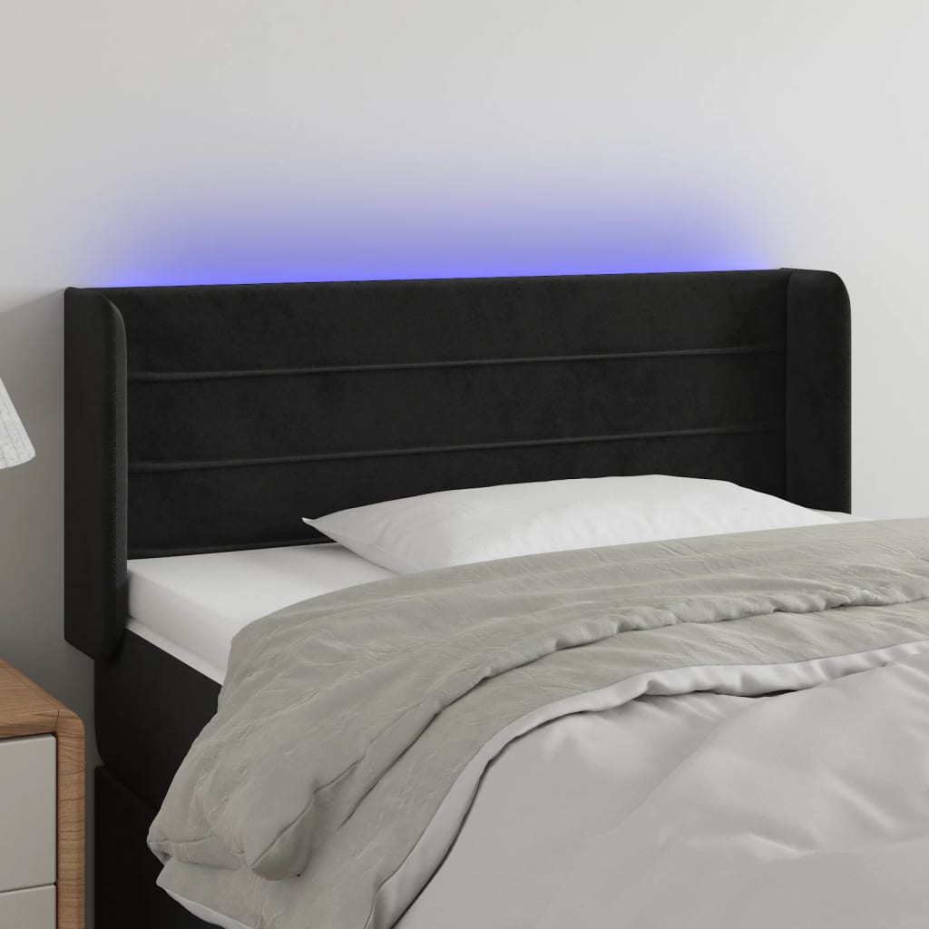 vidaXL Panneau de porte LED 83x16x78/88 cm poignées d'éclairage