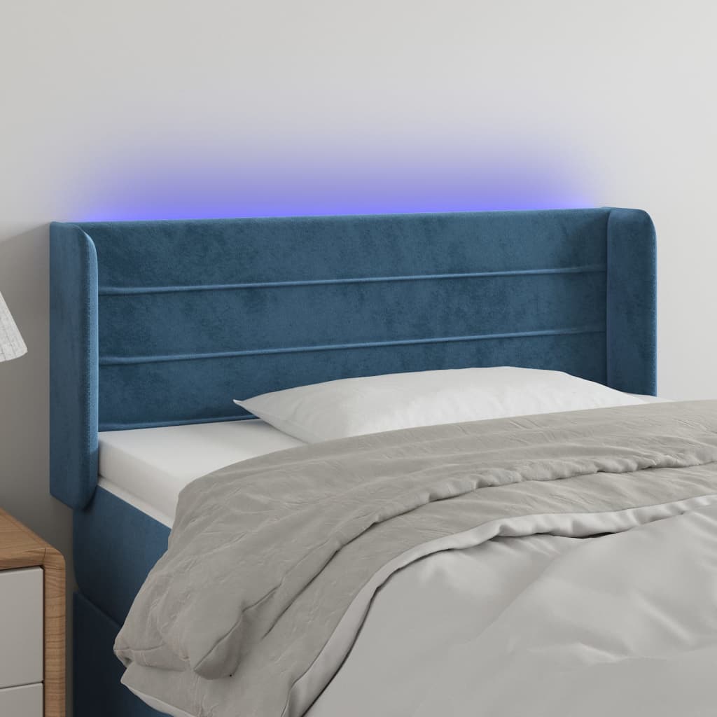 vidaXL Panneau de porte LED 83x16x78/88 cm poignées d'éclairage