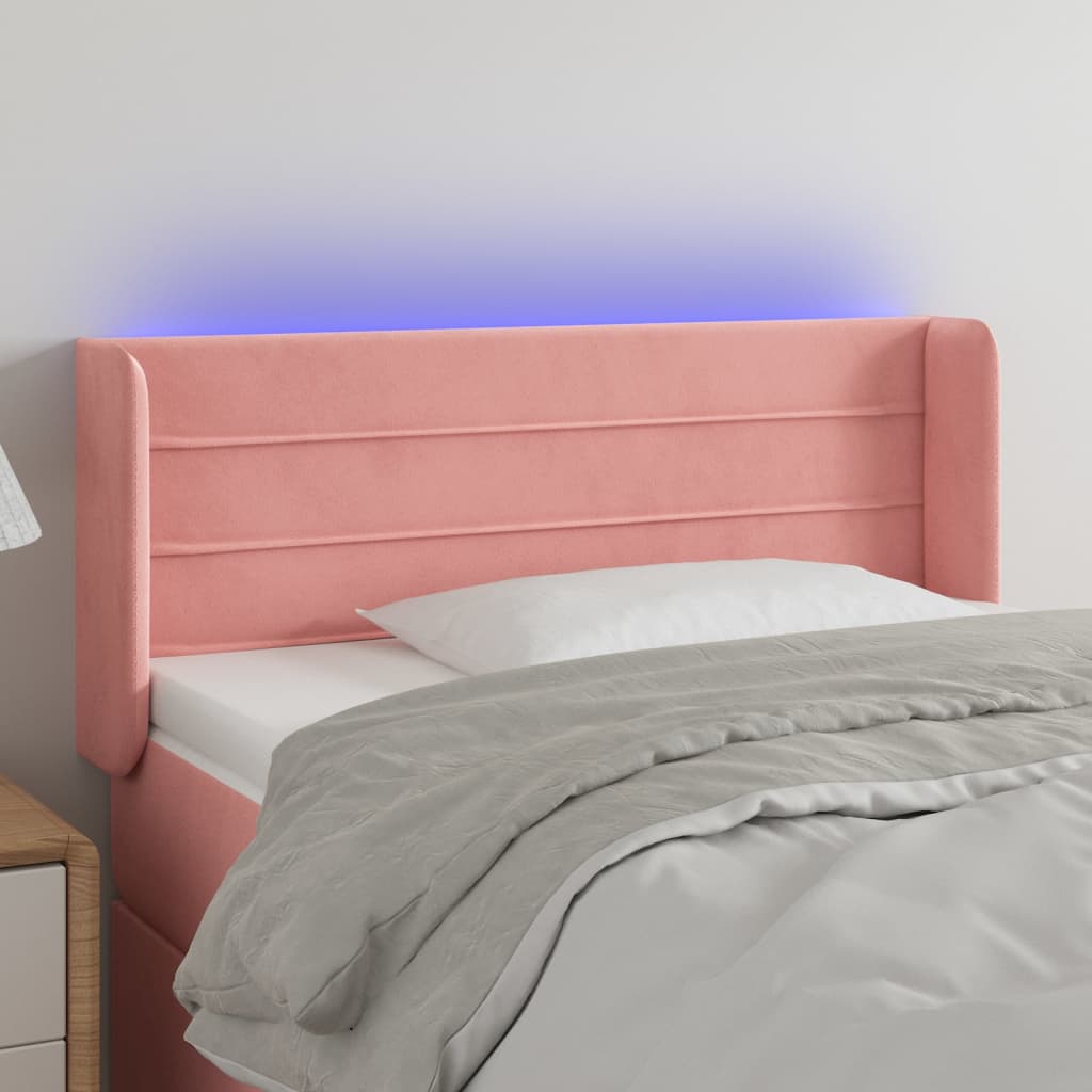 vidaXL Panneau de porte LED 83x16x78/88 cm poignées d'éclairage