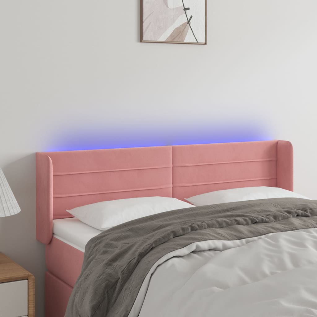 vidaXL Panneau de porte LED 83x16x78/88 cm poignées d'éclairage