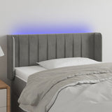 vidaXL Panneau de porte LED 83x16x78/88 cm poignées d'éclairage