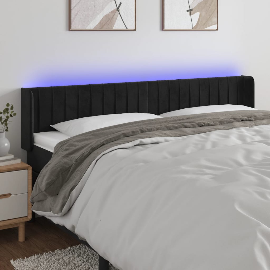 vidaXL Panneau de porte LED 83x16x78/88 cm poignées d'éclairage