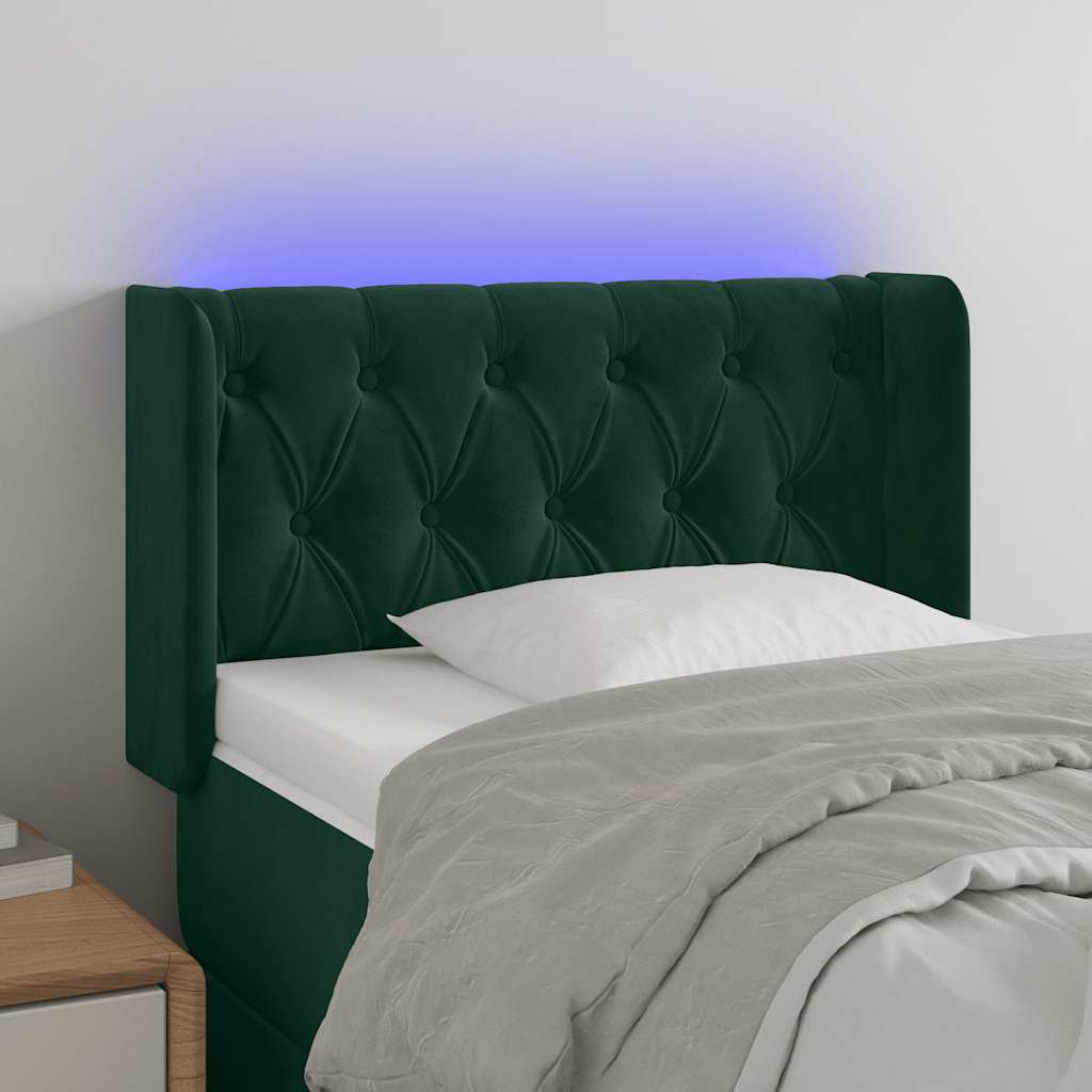 vidaXL Panneau de porte LED 83x16x78/88 cm poignées d'éclairage