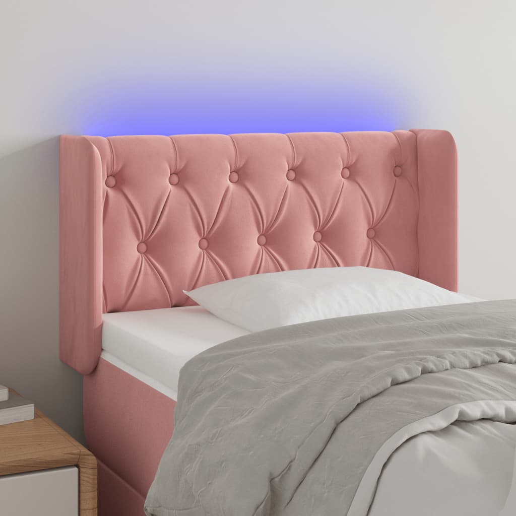 vidaXL Panneau de porte LED 83x16x78/88 cm poignées d'éclairage