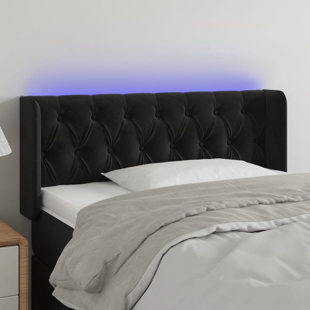 vidaXL Panneau de porte LED 83x16x78/88 cm poignées d'éclairage
