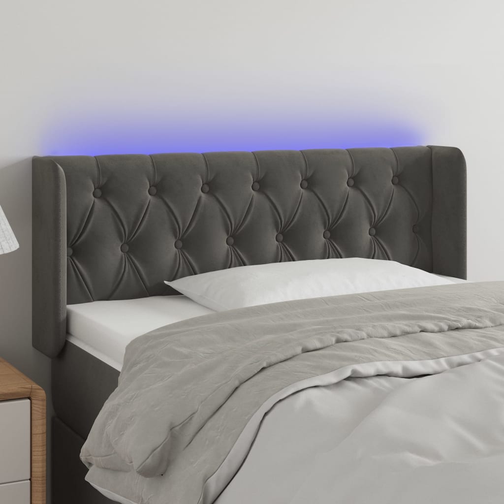 vidaXL Panneau de porte LED 83x16x78/88 cm poignées d'éclairage