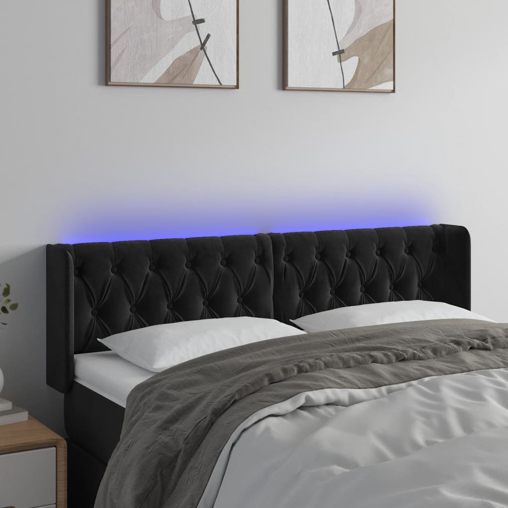 vidaXL Panneau de porte LED 83x16x78/88 cm poignées d'éclairage
