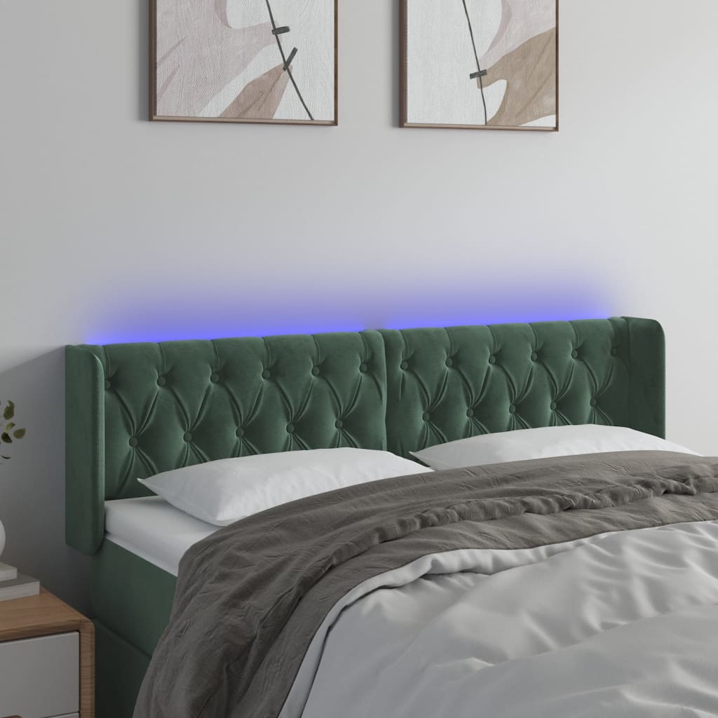 vidaXL Panneau de porte LED 83x16x78/88 cm poignées d'éclairage