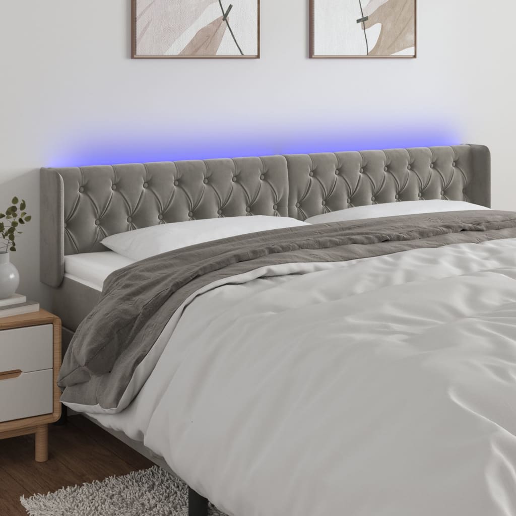 vidaXL Panneau de porte LED 83x16x78/88 cm poignées d'éclairage