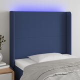 vidaXL Hoofdbord LED 83x16x78/88 cm stof lichtgrijs