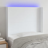 vidaXL Hoofdbord LED 83x16x78/88 cm kunstleer zwart
