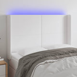 vidaXL Hoofdbord LED 83x16x78/88 cm kunstleer zwart