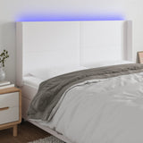 vidaXL Hoofdbord LED 83x16x78/88 cm kunstleer zwart