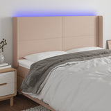 vidaXL Hoofdbord LED 83x16x78/88 cm kunstleer zwart