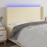 vidaXL Hoofdbord LED 83x16x78/88 cm kunstleer zwart