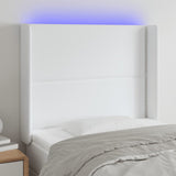 vidaXL Panneau de porte LED 83x16x78/88 cm noir artistique