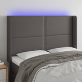 vidaXL Panneau de porte LED 83x16x78/88 cm noir artistique