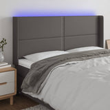 vidaXL Panneau de porte LED 83x16x78/88 cm noir artistique