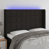 vidaXL Hoofdbord LED 83x16x78/88 cm stof lichtgrijs