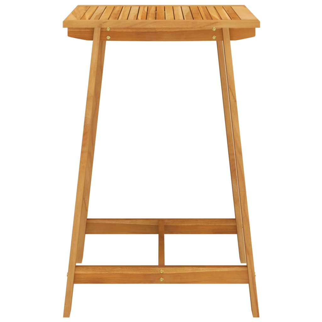 vidaXL Tuinbartafel 70x70x104 cm massief acaciahout