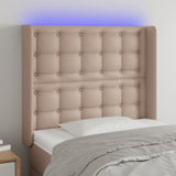 vidaXL Hoofdbord LED 83x16x78/88 cm kunstleer zwart