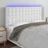 vidaXL Hoofdbord LED 83x16x78/88 cm kunstleer zwart