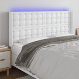 vidaXL Hoofdbord LED 83x16x78/88 cm kunstleer zwart