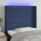 vidaXL Hoofdbord LED 83x16x78/88 cm stof lichtgrijs