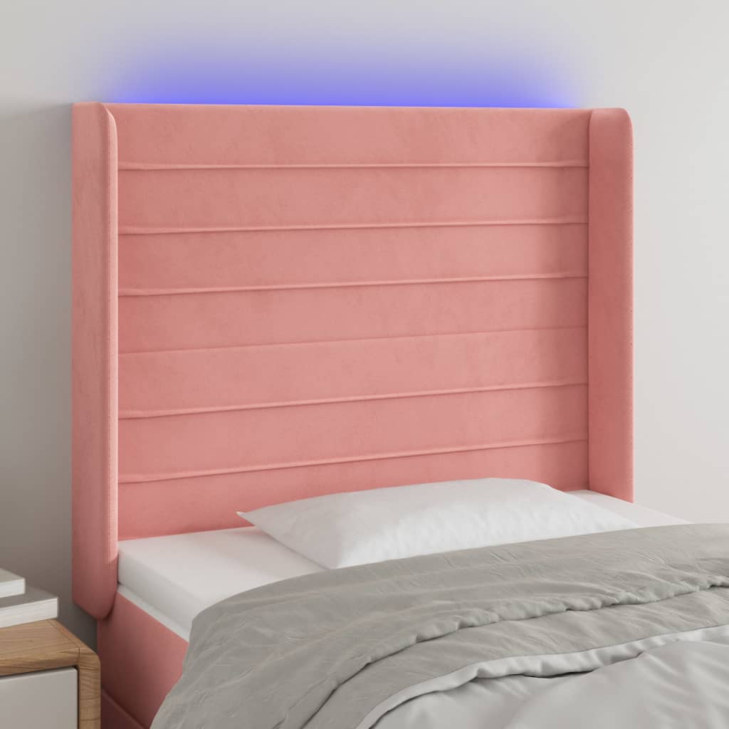 vidaXL Panneau de porte LED 83x16x78/88 cm poignées d'éclairage