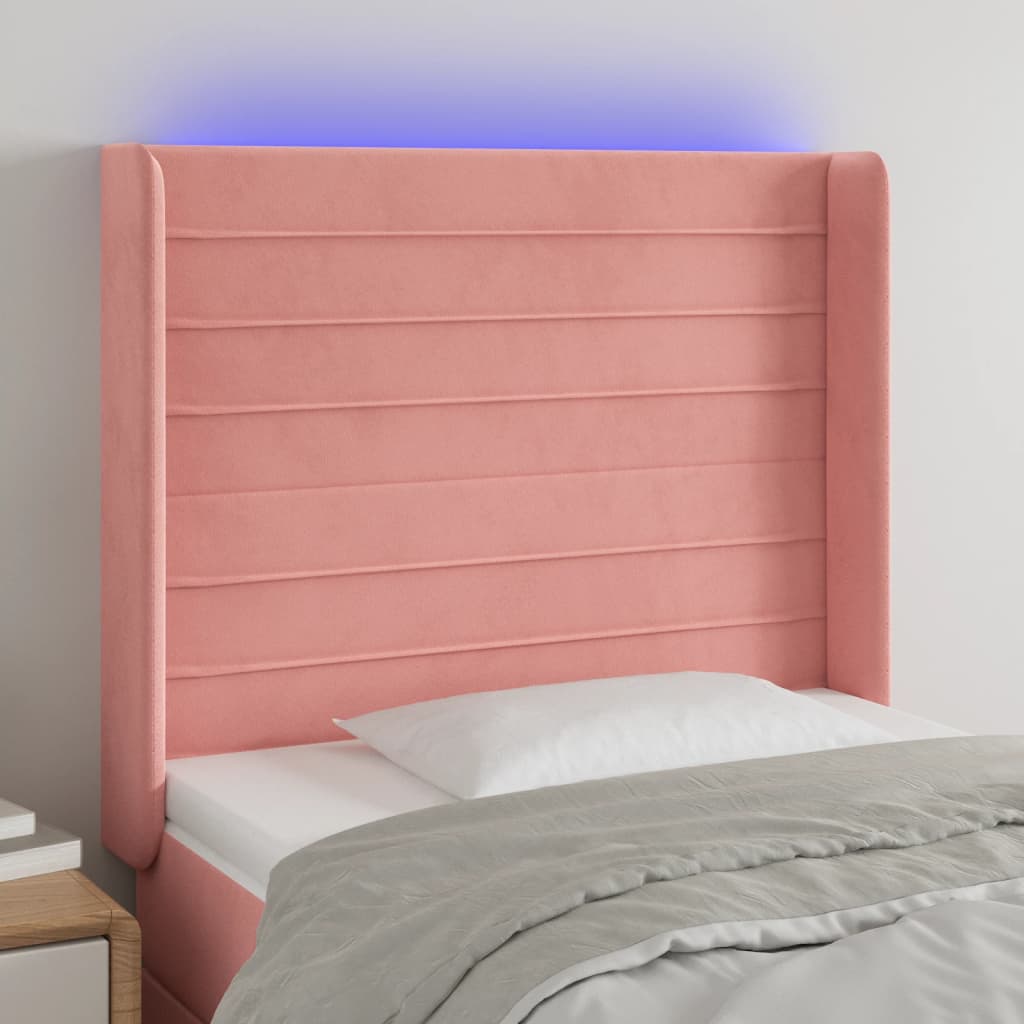 vidaXL Panneau de porte LED 83x16x78/88 cm poignées d'éclairage