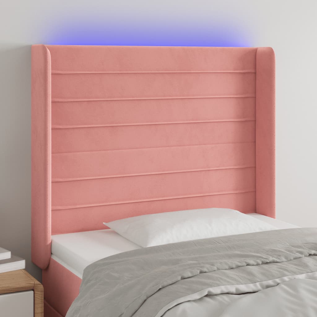 vidaXL Panneau de porte LED 83x16x78/88 cm poignées d'éclairage