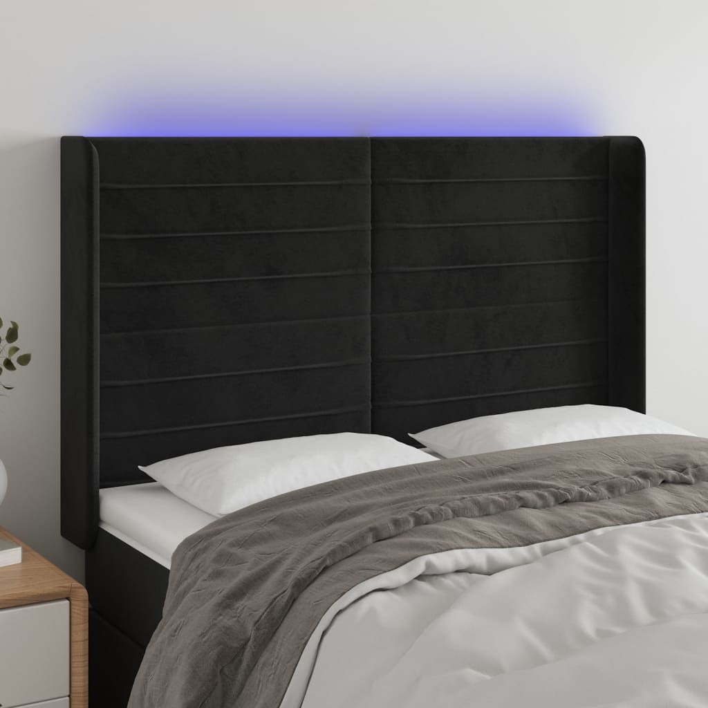 vidaXL Panneau de porte LED 83x16x78/88 cm poignées d'éclairage