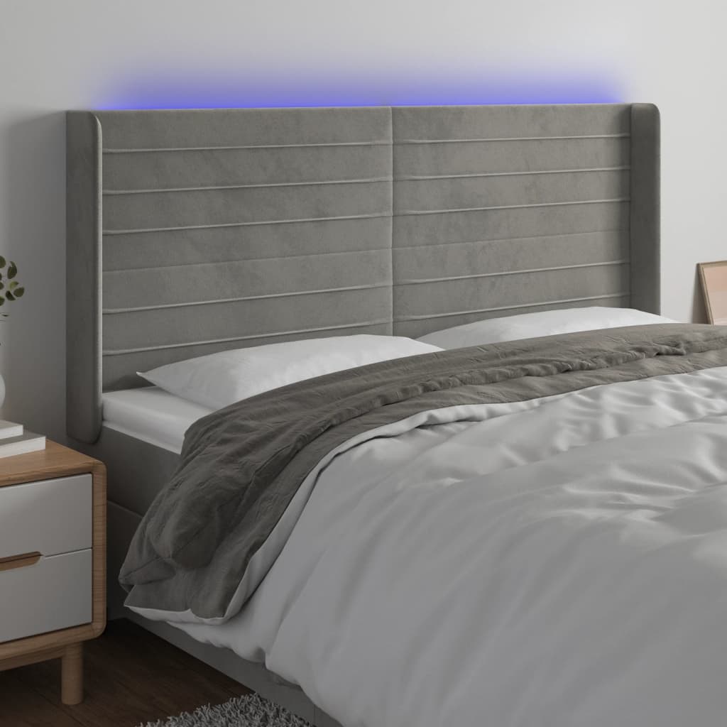 vidaXL Panneau de porte LED 83x16x78/88 cm poignées d'éclairage