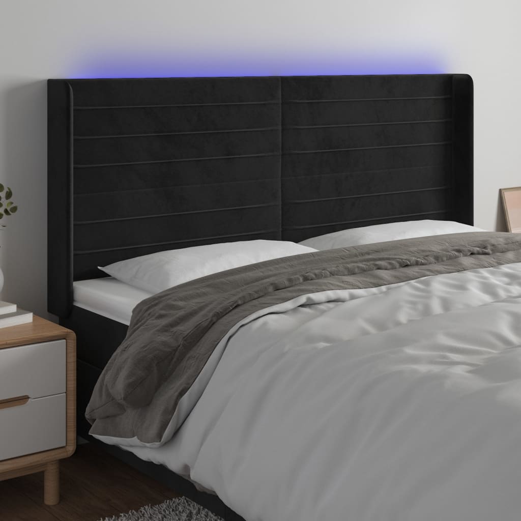 vidaXL Panneau de porte LED 83x16x78/88 cm poignées d'éclairage