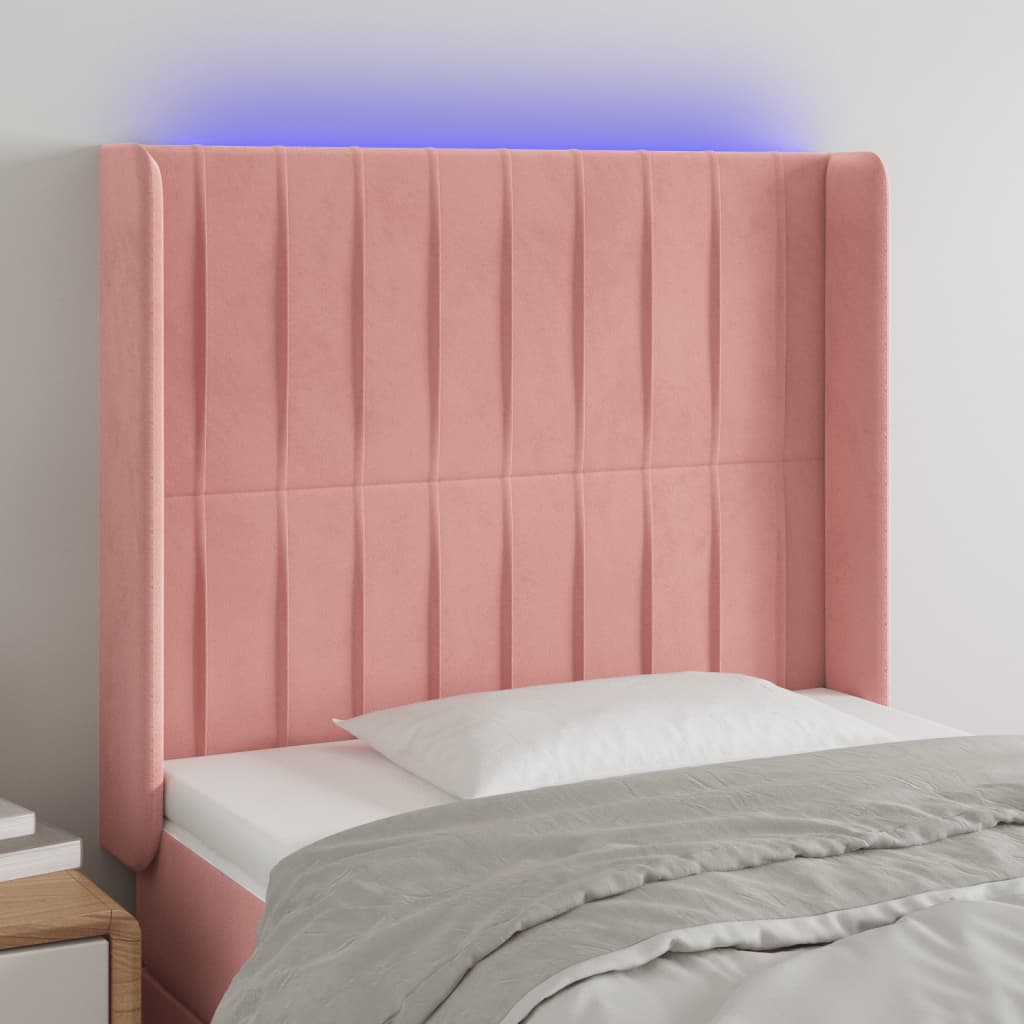 vidaXL Panneau de porte LED 83x16x78/88 cm poignées d'éclairage
