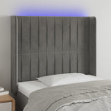 vidaXL Panneau de porte LED 83x16x78/88 cm poignées d'éclairage