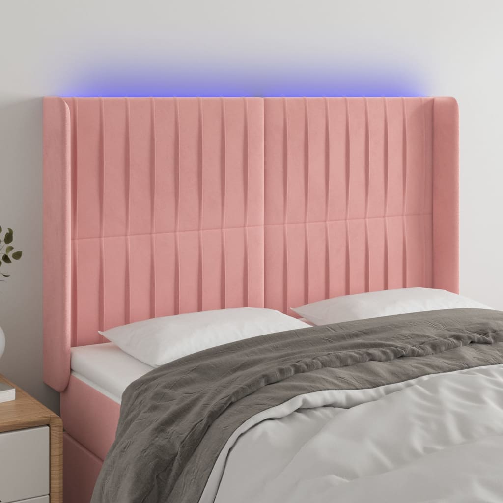 vidaXL Panneau de porte LED 83x16x78/88 cm poignées d'éclairage