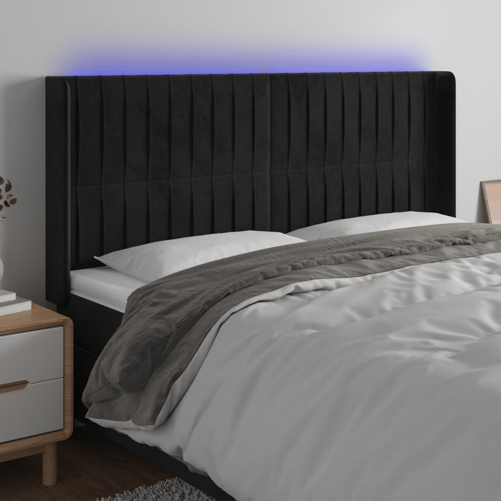 vidaXL Panneau de porte LED 83x16x78/88 cm poignées d'éclairage