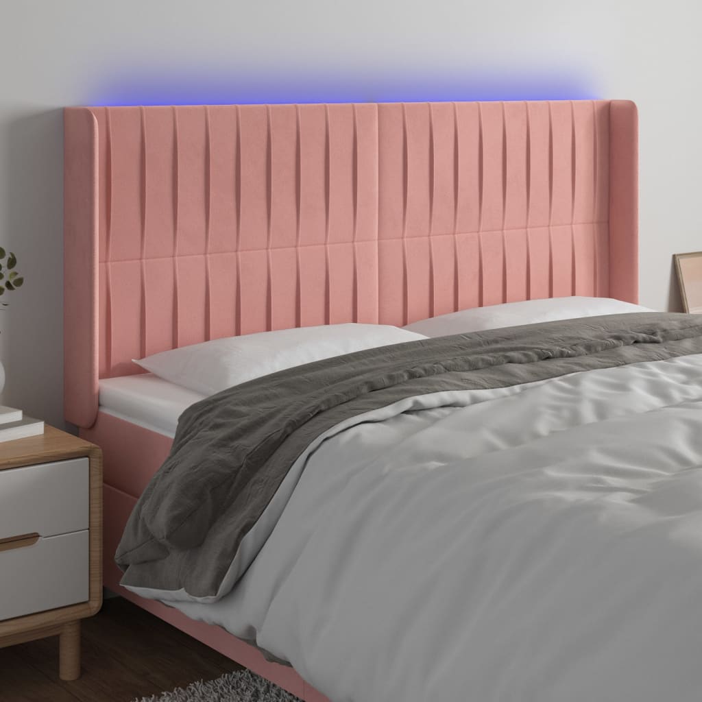 vidaXL Panneau de porte LED 83x16x78/88 cm poignées d'éclairage