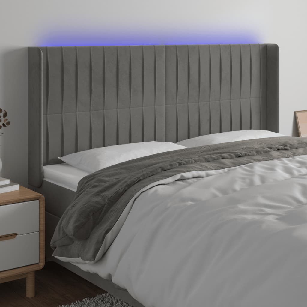 vidaXL Panneau de porte LED 83x16x78/88 cm poignées d'éclairage