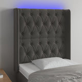 vidaXL Panneau de porte LED 83x16x78/88 cm poignées d'éclairage