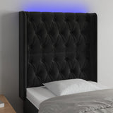 vidaXL Panneau de porte LED 83x16x78/88 cm poignées d'éclairage