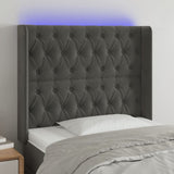 vidaXL Panneau de porte LED 83x16x78/88 cm poignées d'éclairage