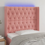 vidaXL Panneau de porte LED 83x16x78/88 cm poignées d'éclairage