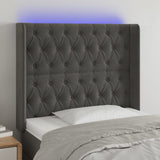 vidaXL Panneau de porte LED 83x16x78/88 cm poignées d'éclairage