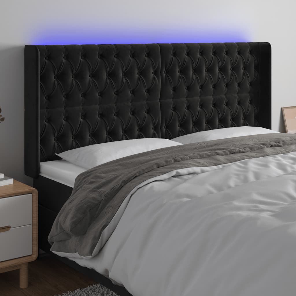 vidaXL Panneau de porte LED 83x16x78/88 cm poignées d'éclairage